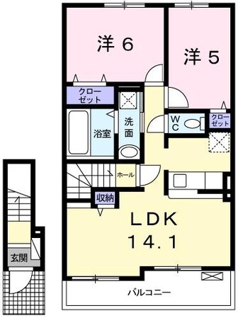 クールスの物件間取画像